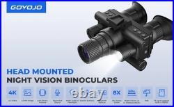 Z9157 4K UHD Tactical Night Vision Goggles 40MP, 8X Zoom NG Infrared Binocular