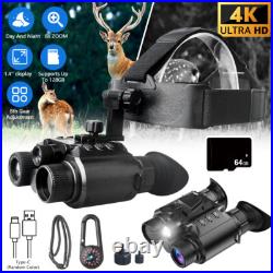 Z9158 3D Night Vision 850nm Zoom Binoculars Infrared Digital Head Mount Goggles