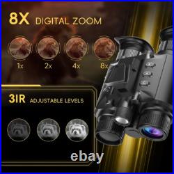 Z9158 3D Night Vision 850nm Zoom Binoculars Infrared Digital Head Mount Goggles