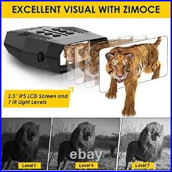 ZIMOCE Night Vision Goggles Tactical Gear, 1080P Video Binoculars Hunting Gear