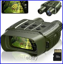 ZumYu Complete Darkness Digital WiFi Night Vision Goggles Binoculars & 32G card