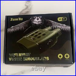 ZumYu WiFi Night Vision Binoculars Goggles Digital Infrared Green