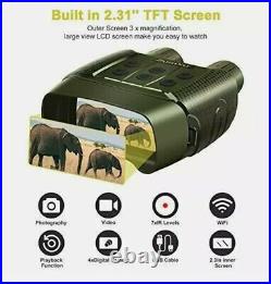 ZumYu WiFi Night Vision Binoculars Goggles Digital Infrared Green
